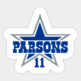 Parsons 11, Dallas Football Sticker